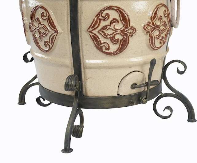 Тандыр "Урал" (ЭКО-Тандыр), 27 см, слоновая кость,