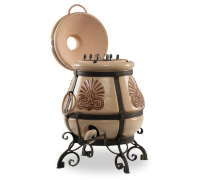 Тандыр "Греческий" (ЭКО-Тандыр), 28 см, слоновая кость