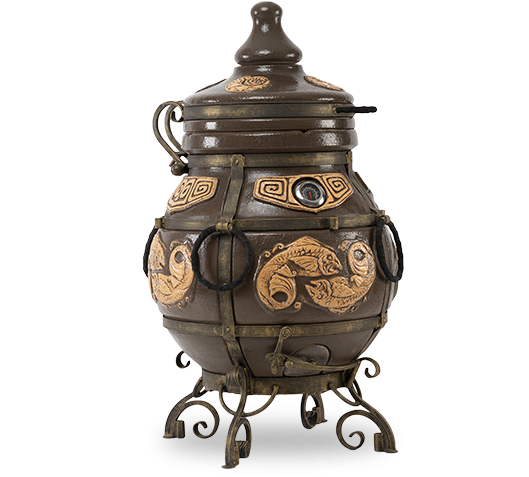 Тандыр "Шар" (ЭКО-Тандыр), 30 см, чёрный